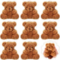 10-30Pcs Mini Plush Bears Small Bear Stuffed Animal Toys Tiny Fuzzy Bear Soft Bear Stuffed Doll for Birthday Gifts Party Favors