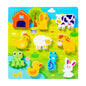 Children's 3D Puzzle Animal Transportation Sea Animal Fruits Early Education Fun DIY Paste Puzzle Toys for Kids Gifts