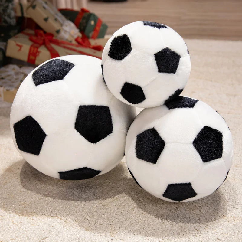 15/20/25cm Lovely Football Plush Dolls Kawaii Ball with Colorful National Flag Stuffed Soft Pillow Soccer Plushie Toy