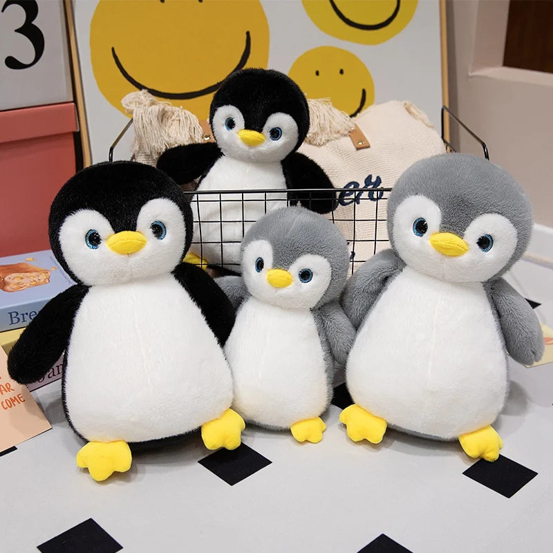 25/30cm Cartoon Shiny Penguin Toy Luminous Pillow Soft Stuffed Plush Glowing Dolls Led Light Toys Gift For Kids Children Girls