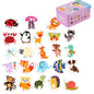Montessori Baby Puzzle Educational Toys Wood 3D Puzzle Games Iron Box children Puzzles Jigsaw Wooden Puzzles For Kids 2 3 4 Year