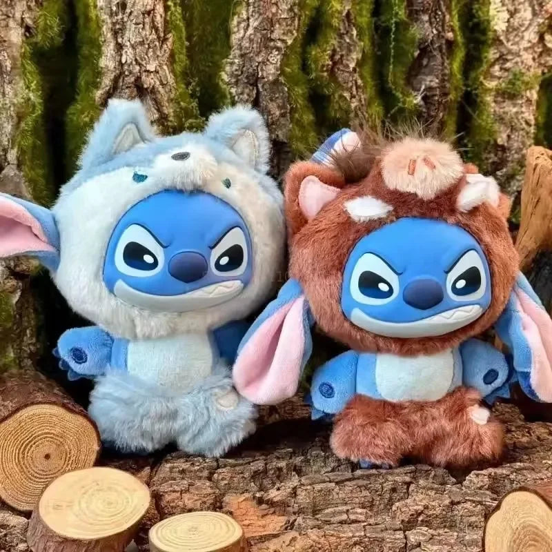 IN STOCK Stitch Animal Series Blind Box Bag Pendant Cute Plush Doll Mystery Box Toy Surprise Christmas Gift for Kids Girlfriend