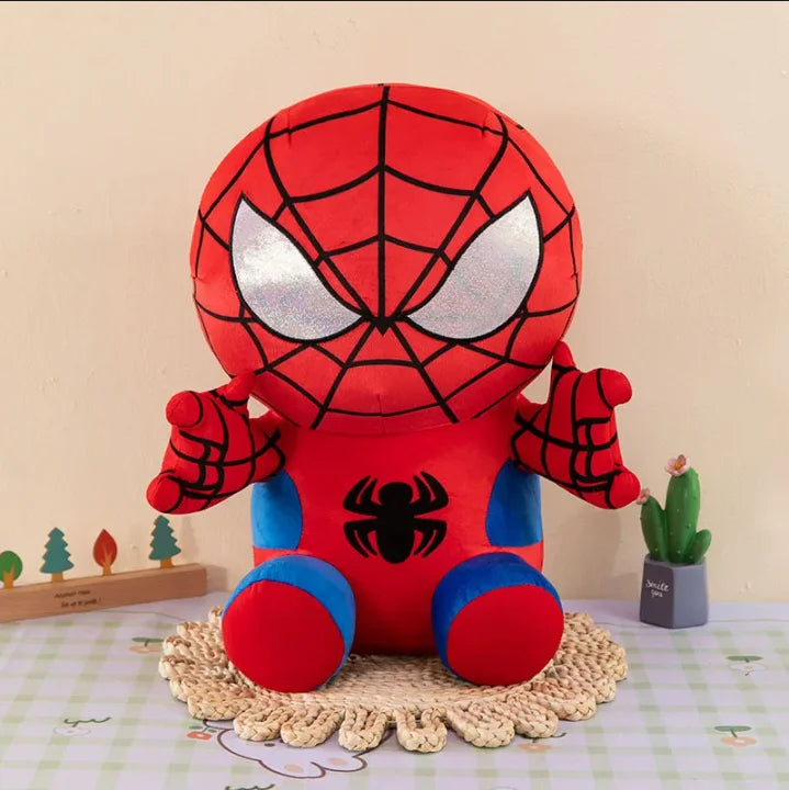 HOTSALE* 25-30cm Marvel Movie Dolls Spiderman Ironman Batman Superman Plush Toys Soft Stuffed Hero Captain America Best Gifts