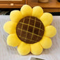Kawaii Plush Stuffed Doll Cute Sunflower Cushion for Kids Birthday Gift Soft Toy for Sofa Car Window Seat Decorative Pillow