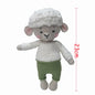 Amigurumi Elephant Lion Doll Baby Stuffed Animal Doll kawaii Handmade Knitted Plush Lion Toy Newborn Accompany Doll Room Decor