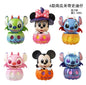 6pcs/set Stitch Mickey Mouse And Friend Pumpkin Version Halloween Limited Cosbi Figure Guess Christma Desktop Gift Toy