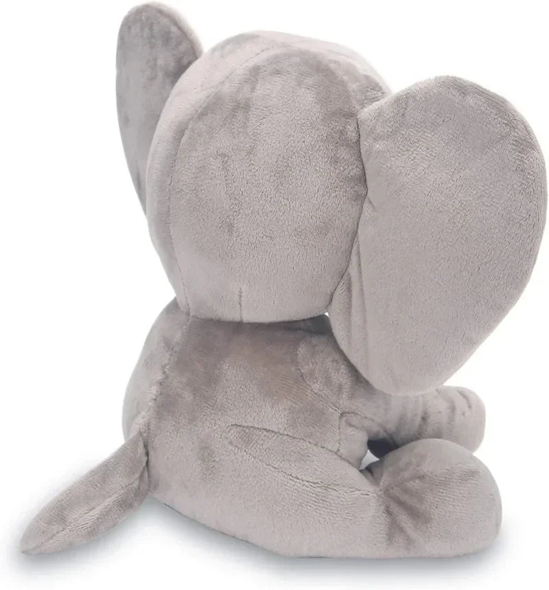 25cm Gray Elephant Stuffed Plush Toys Kawaii Animals Soft Sleeping Stuffed Pillow Doll Plushie for Baby Room Decorative Gifts
