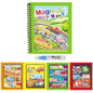 Cartoon Watercolor Painting Magic Book Kids Educational Magic Water Coloring Book Sensory Early Education Puzzle Drawing Toys