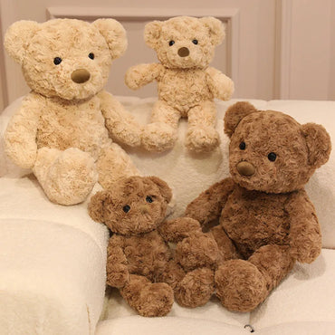 30cm Teddy Bears Stuffed Plush Animal Cute Bear Sleeping Companion Dolls Baby Shower Bear Soft Toys Gifts