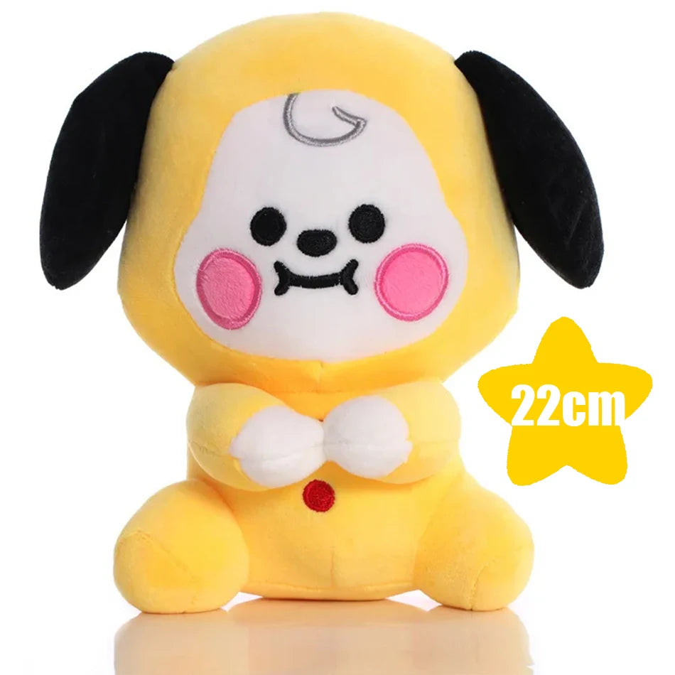 Hot BTed 21Plush Toys Kawaii Mini Keychain Anime Pendant Ornament for Kids 12-22cm Bt Peripherals Soft Stuffed Animals Doll Gift