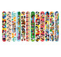 12Pcs Disney Mickey Mouse Series Slap Bracelet Bracelet Wristbands DIY Pat Circle Bracelet Children Fun Gifts Birthday Gifts