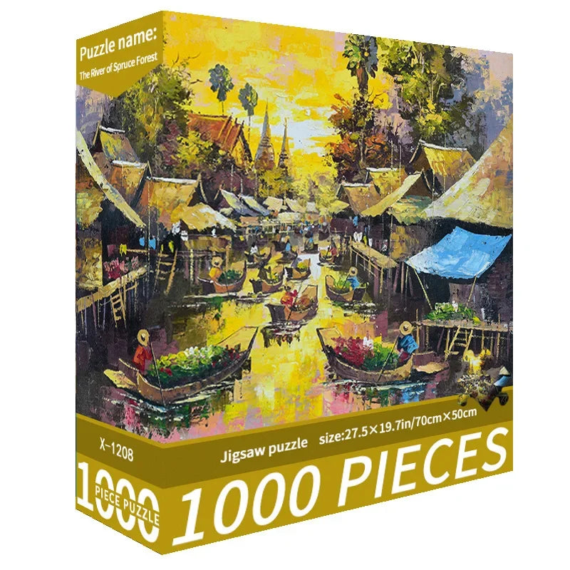 1000 Piece Puzzle for Adults Challenging Decompression Creative Home Decoration Gift All Special Occasions