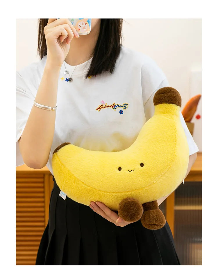 Simulated Fruit Doll Fun Long Leg Banana Children's Doll Pillow Soft and Comfortable Funny Doll Gift