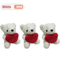 1-5PCS Valentine’s Day Bear Plush Toy Cute Heart-Hugging Stuffed Animal Doll Soft Love Bear Gift for Christmas  Anniversaries