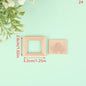 1:12 Dollhouse Miniature Photo Frame With Rear Cover Simulation Furniture Model Living Scene Decor Toy Doll House Accessories
