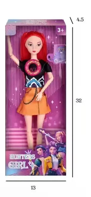 2026 Hot NEW KPop Demon Hunters Rumi Mira Zoey Anime Figure Set - Cute Cosplay Dolls Action Figures - Birthday Gift for Kids