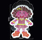 5mm Hama Beads Template with Color Paper Plastic Stencil Jigsaw Perler Puzzles Pixel Beads Diy Transparent Shape Puzzle Pegboard