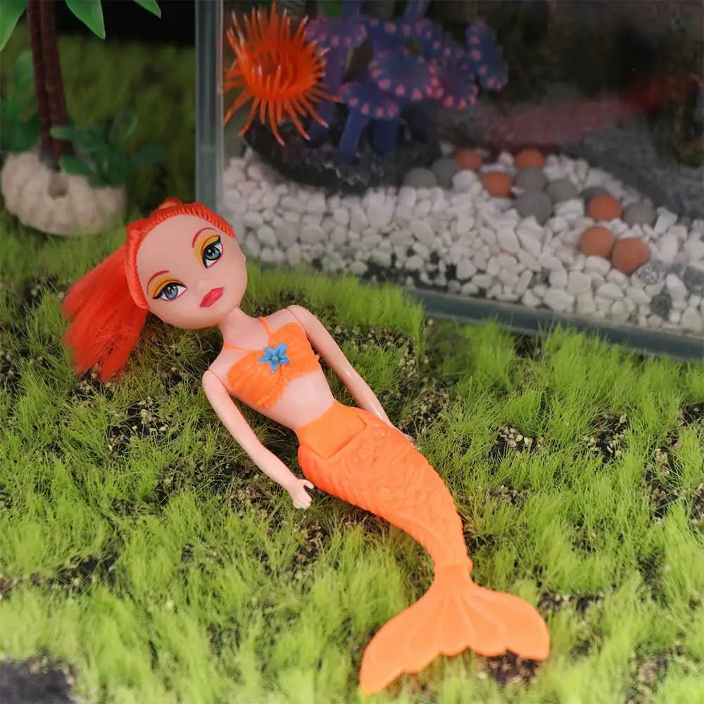 For  16cm Birthday Present Educational Classic Girls  Princess Fairy Doll Swimming Pool Toys Mermaid Doll
