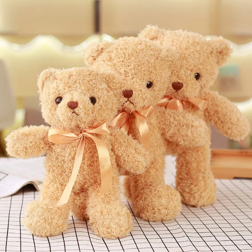 New  Bear Plush Toy Lovely Bear Stuffed Soft Animal Dolls Kids Toy Wedding Birthday Gift For Girlfriend Lover