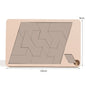 Irregular Shape Triangle Puzzle Colorful Logic Training Wooden Block Puzzle Montessori Three-Dimensional Brain Teaser Game