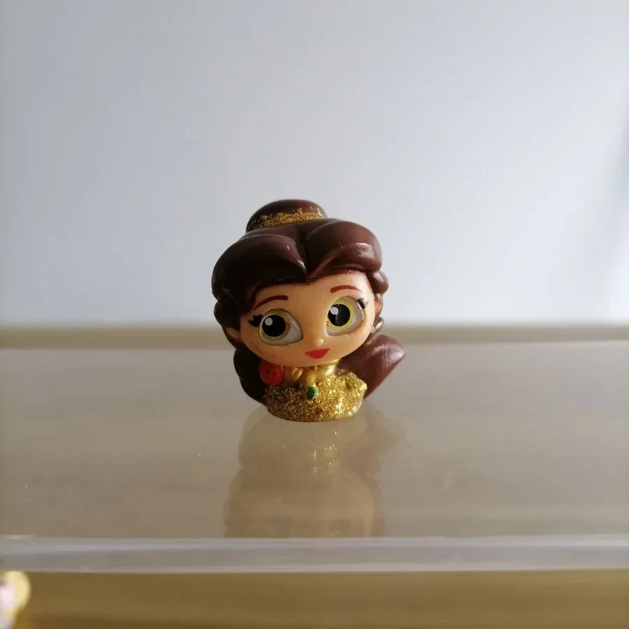 Disney Doorables Action Figures Mickey Minnie Forky Desktop Decoratoion Kawaii Big Eyed Doll Cartoon Model Toys Kids Gifts