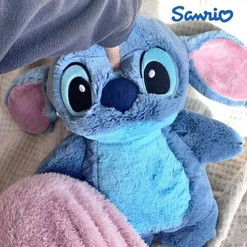 Turo Lilo Stitch Angel Lotso Plush Hand Warm Bag Hot Water Bottles Kawaii Soft Winter Portable Warm Hand Bag Toy Birthday Gifts