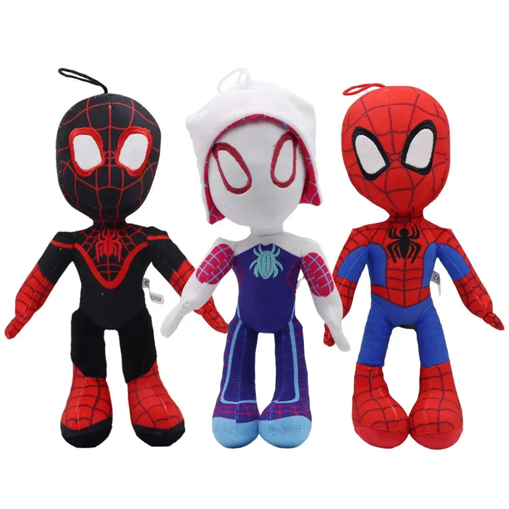 / 27-30cm Marvel Movie Dolls Spiderman Ironman Batman Superman Plush Toys Soft Stuffed Hero Captain America Best Gifts for Kids