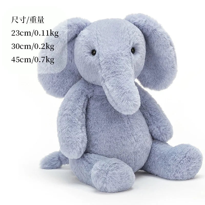 23cm Kawaii Animals Elephant Bear Dinosaur Soft Plush Dolls Stuffed Panda Pig Plushie Baby Toys Gifts For Children