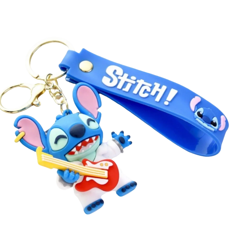 Stitch Disney Keychain Mouse Anime Lilo Stitch Pendant Keychain Cartoon Keyring Key Keyring Chain Car Pendant Kids Toys Gifts
