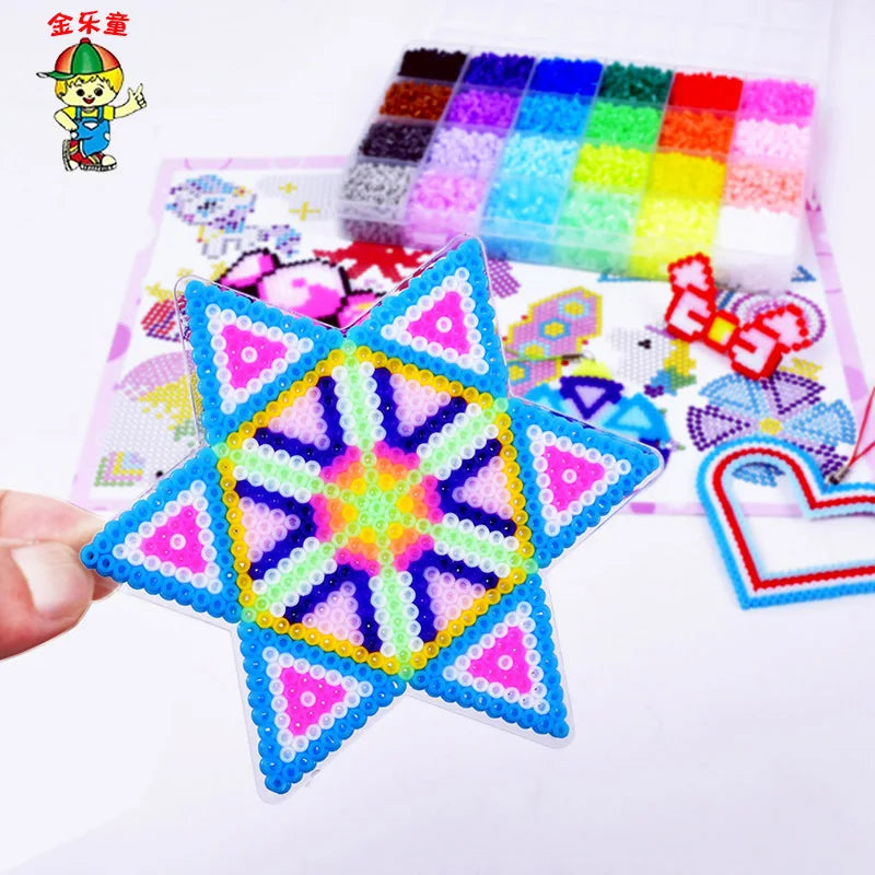 5.0mm/500pcs Bag Mini Perler Hama Beads Iron Beads for Kids Diy Puzzles High Quality Handmade Gift Toy Hama Bead