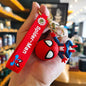 Classic SpiderMan Keychain Pendant Disney Marvel Amazing Inverted Silk Stereo Doll Car Hanging Decor Keychain Birthday Gift Toys