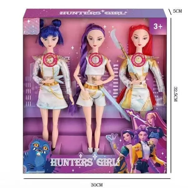 2026 Hot NEW KPop Demon Hunters Rumi Mira Zoey Anime Figure Set - Cute Cosplay Dolls Action Figures - Birthday Gift for Kids