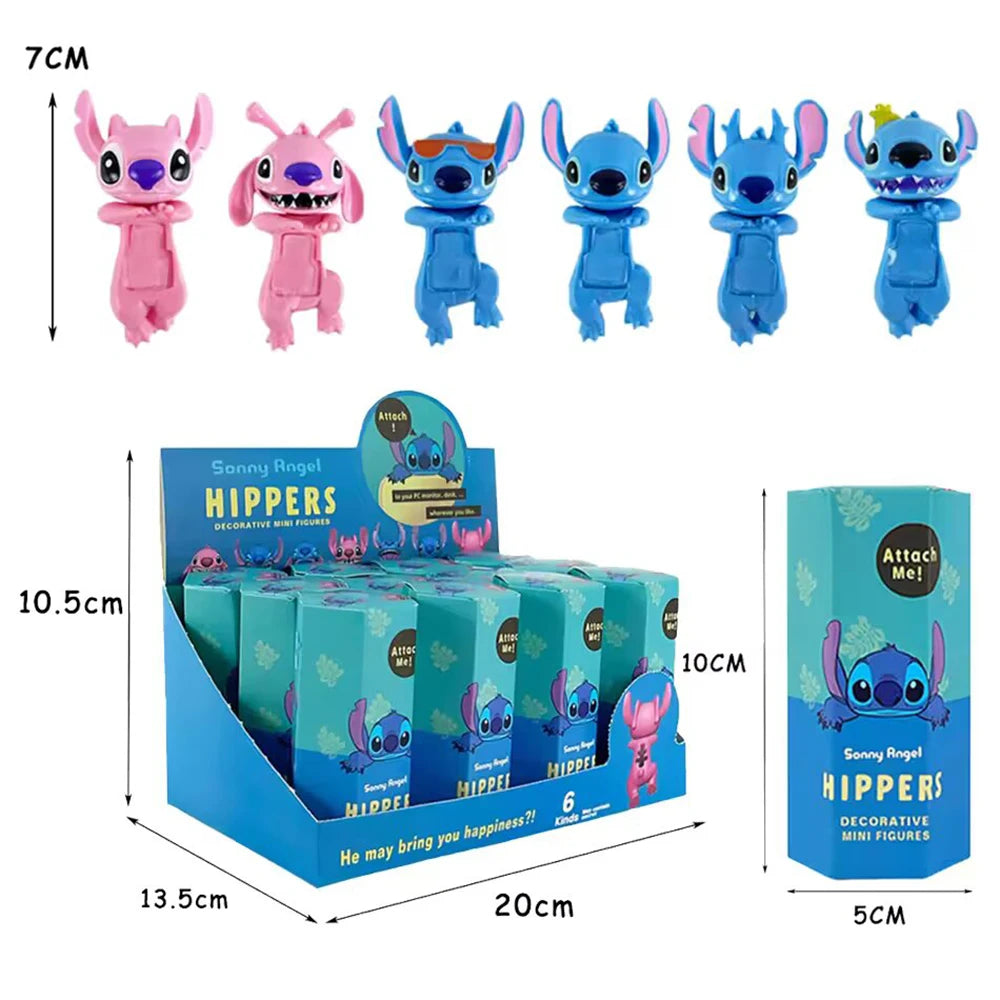 Disney Stitch Garfield Blind Box - Anime Figures Mysterious Surprise Pokemon Party Angel Action Models Birthday Gift