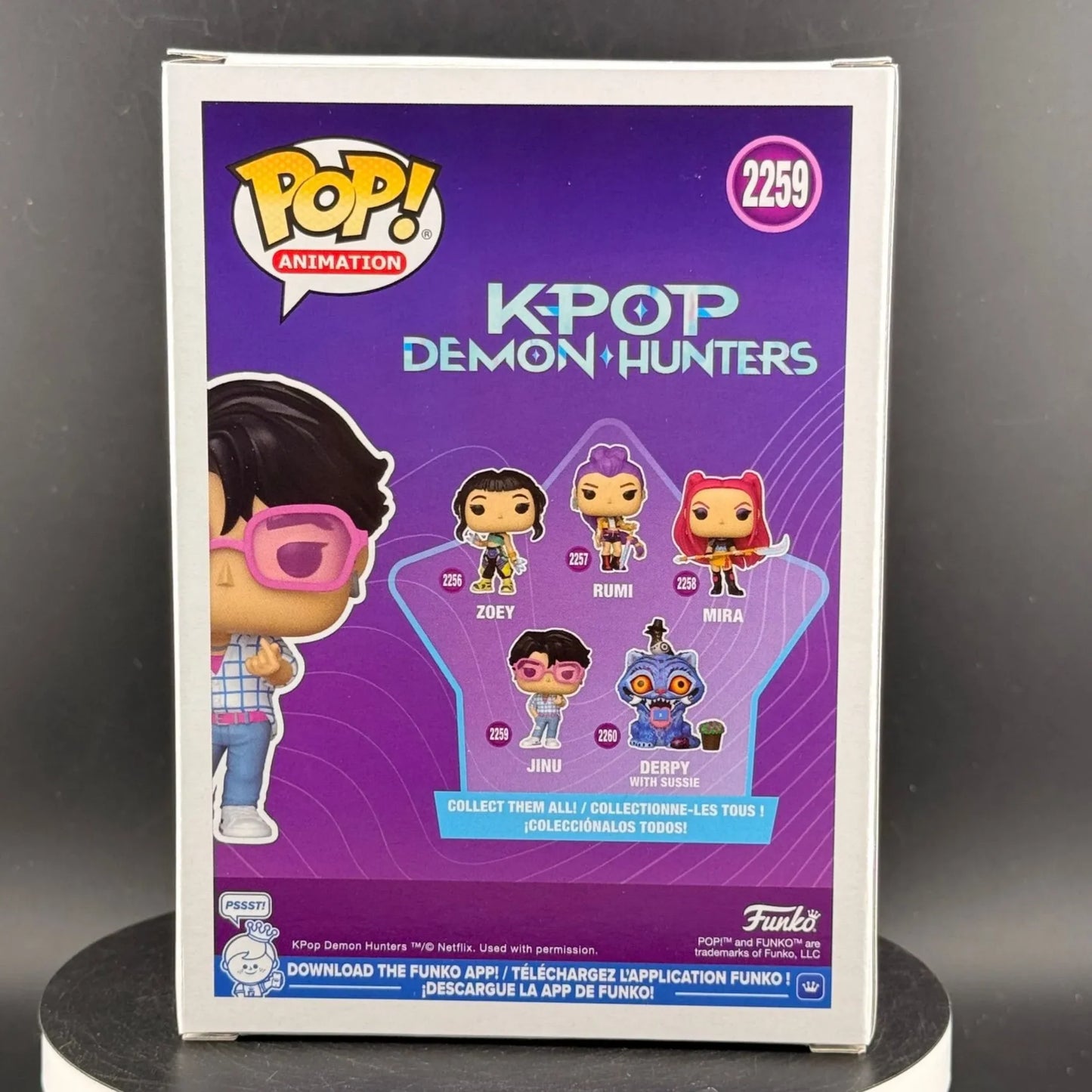 KPop Demon Hunters Derpy with Sussie (Glow)Figure Funko Pop! #2260 Official Authentic Limited Edition Figures KPop Fans Gift Toy