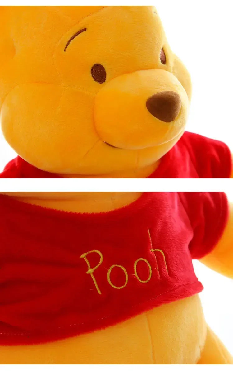 25-45cm Disney Winnie The Pooh Plush Toys Soft Stuffed Kawaii Anime Elf Doll Cartoon Pooh Bear Plush Doll Birthday Gift for Boys