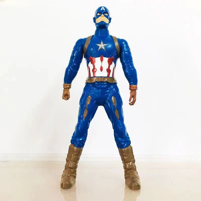 Brand new 18cm doll model Spider-Man figure, press-and-rotate Superman, Steve Rogers collectible, children's toy gift