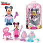 Disney Mickey Mouse Fashion Fun Minnie Beautiful Change Clothes Gifts Toy Model Anime Figures Collect Ornaments