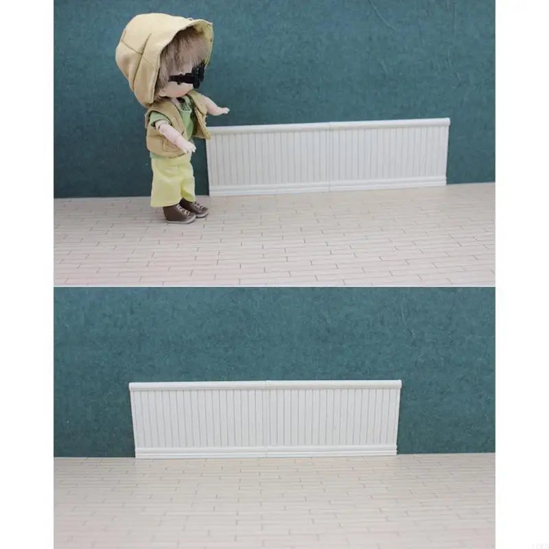 CORB Doll House Wainscot Wall Panel Model Display Wainscot Toy 1:12 Scale Furniture