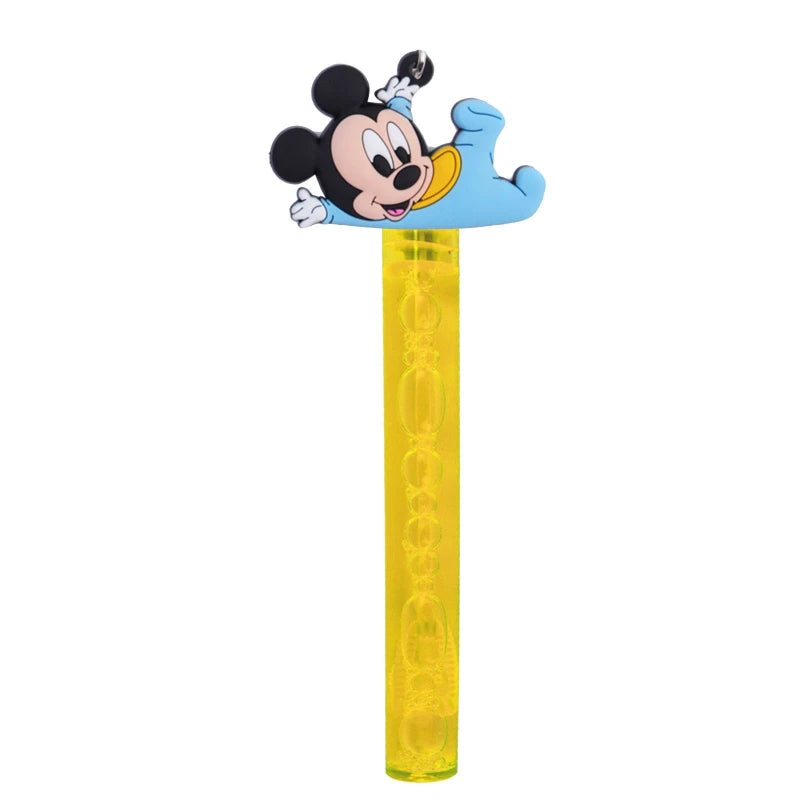 Disney theme mini bubble stick, cartoon character Mickey Minnie portable bubble stick, party decoration ornaments, holiday gifts