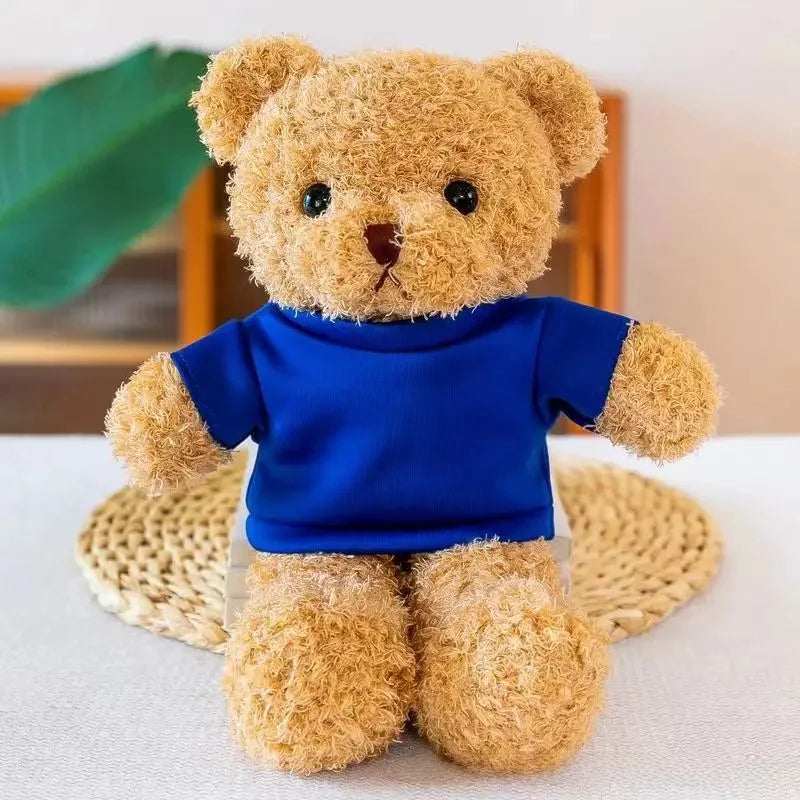 Teddy Bear Plush Doll Activity Gift Customizable Logo Small Bear Toy Stuffed Animal Soft PP Cotton Filling Made in China