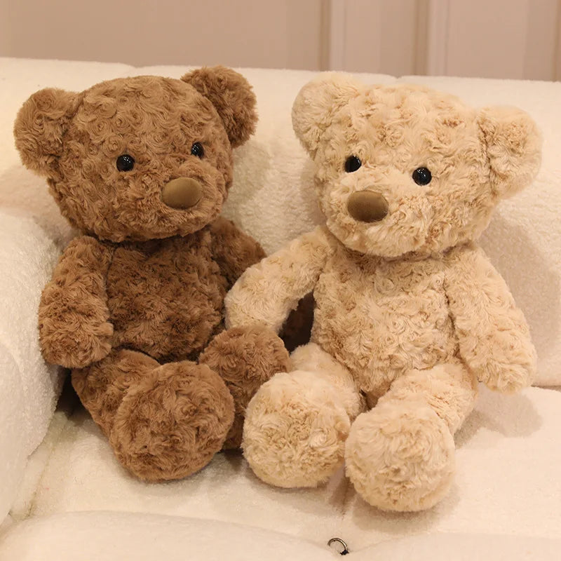 30cm Teddy Bears Stuffed Plush Animal Cute Bear Sleeping Companion Dolls Baby Shower Bear Soft Toys Gifts