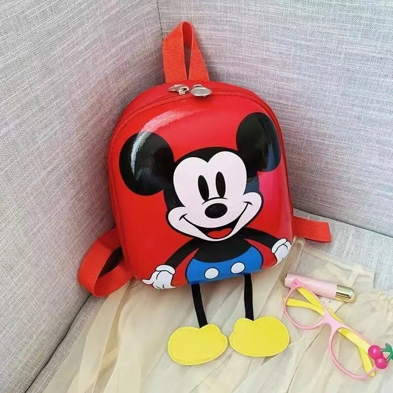 Disney Mickey Mouse Children's Kindergarten Backpack Boys Girls Baby Backpack Mini Cartoon Eggshell Backpack Kids Backpack