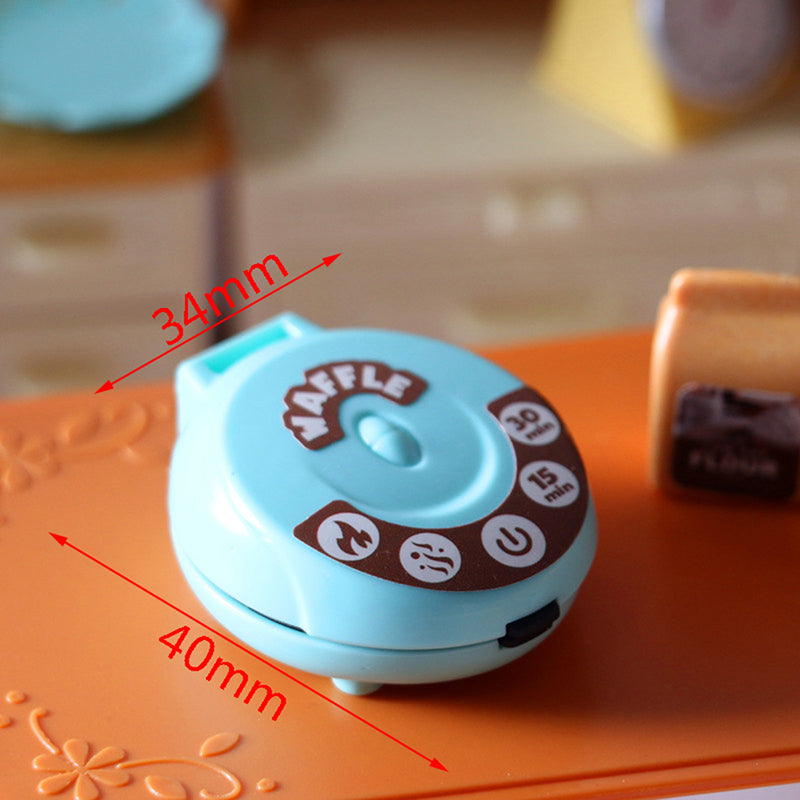 Doll House Kitchen Mini Toaster Pocket Electric Oven Toy Miniature Toy Model