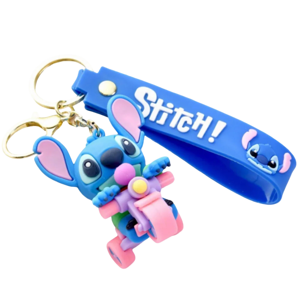 Stitch Disney Keychain Mouse Anime Lilo Stitch Pendant Keychain Cartoon Keyring Key Keyring Chain Car Pendant Kids Toys Gifts
