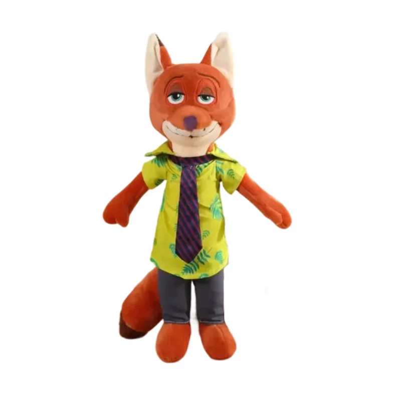 Disney Cartoon Anime Movie Zootopia Plush Toy Fox Nick Wilde Rabbit Judy Hopps Doll Soft Stuffed Animals Toys Kids Xmas Gifts
