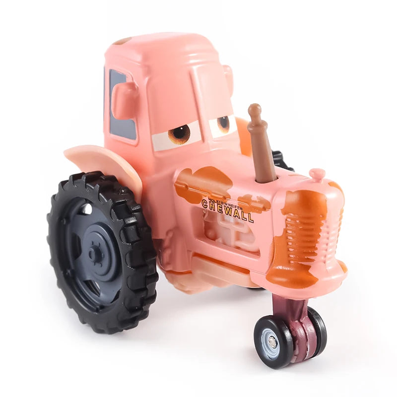 Disney Pixar Car Lightning McQueen mini Dr. Damage Arvy Mater Sarge Sherlff Luigi Alloy Diecast Car Toy Children's Birthday Gift