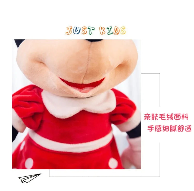 Disney Mickey Mouse Minnie Mouse Soft Plush Toys Cartoon Stuffed Dolls Kids Birthday Gifts Wedding Claw Machine Prizes Bed Pals