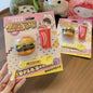 NEW Food Feeding Toy Simulation Food Pudding Hamburger For Doll Classic Toy Kids Kitchen Toys Role Play Early Education