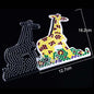 5mm Hama Beads Template with Color Paper Plastic Stencil Jigsaw Perler Puzzles Pixel Beads Diy Transparent Shape Puzzle Pegboard