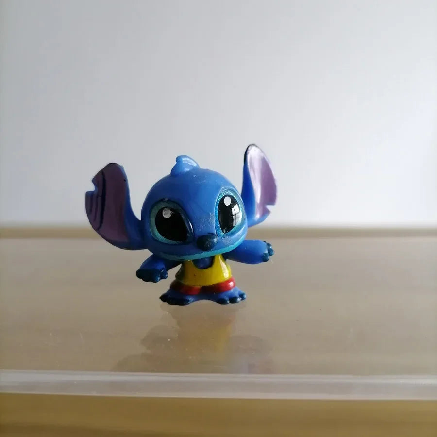 Disney Doorables Action Figures Mickey Minnie Forky Desktop Decoratoion Kawaii Big Eyed Doll Cartoon Model Toys Kids Gifts